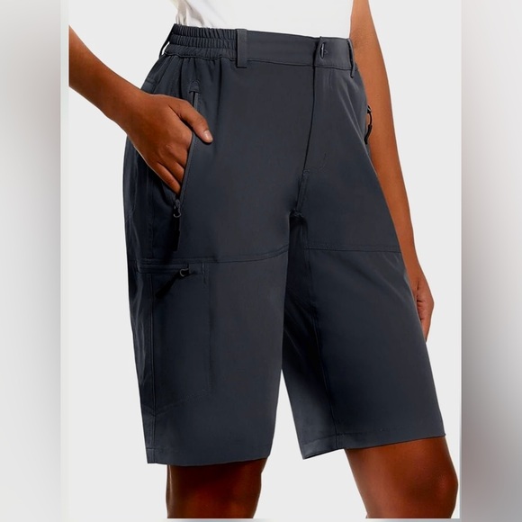Baleaf Pants - Baleaf Women's Black Cargo Shorts msrp$39